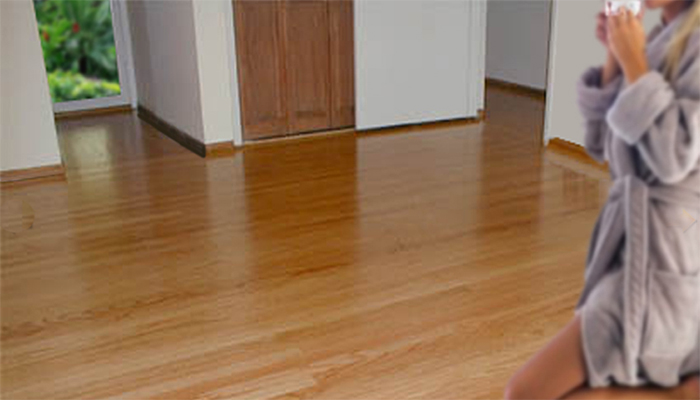 Wall-to-wall white oak flooring added both value and flair to this vintage home.